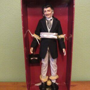 NEW The Franklin Mint Gone with the Wind Twelve Oaks BBQ Rhett Butler Vinyl Doll